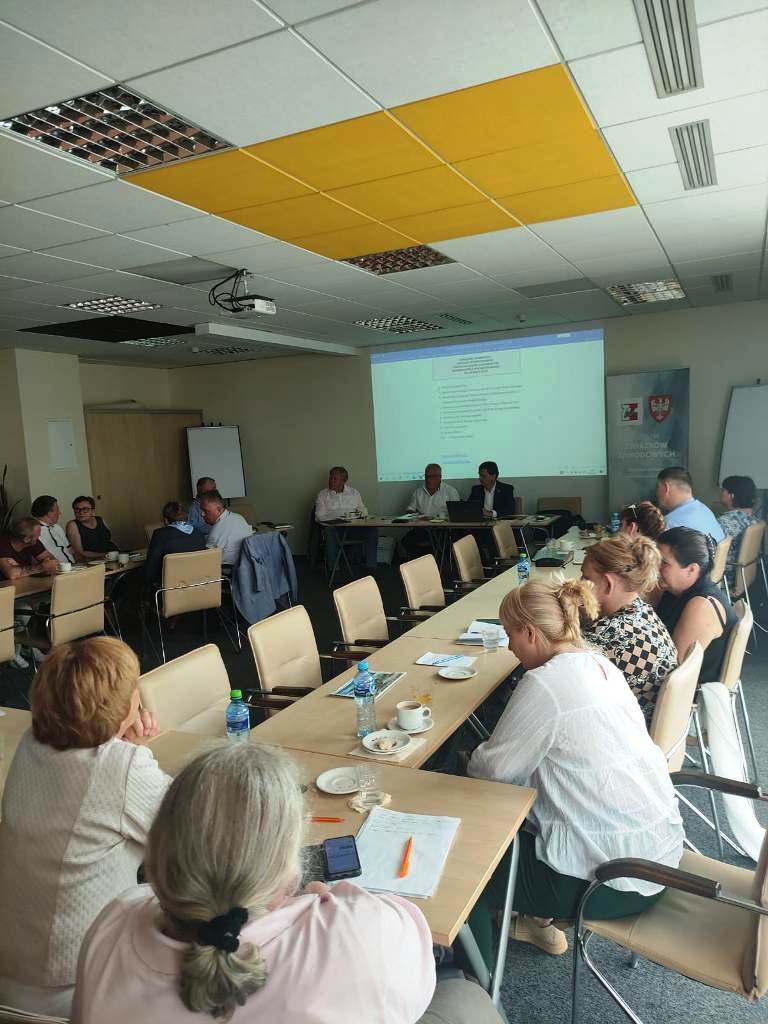 30 - 06 -  2022 -  Udział WZW NSZZ PP w posiedzeniu Zarządu Wojewódzkiego Forum Związków Zawodowych (...)