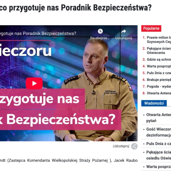 09 - 09 - 2025 - Na co przygotuje nas Poradnik Bezpieczeństwa ? (...) - źródło WTK