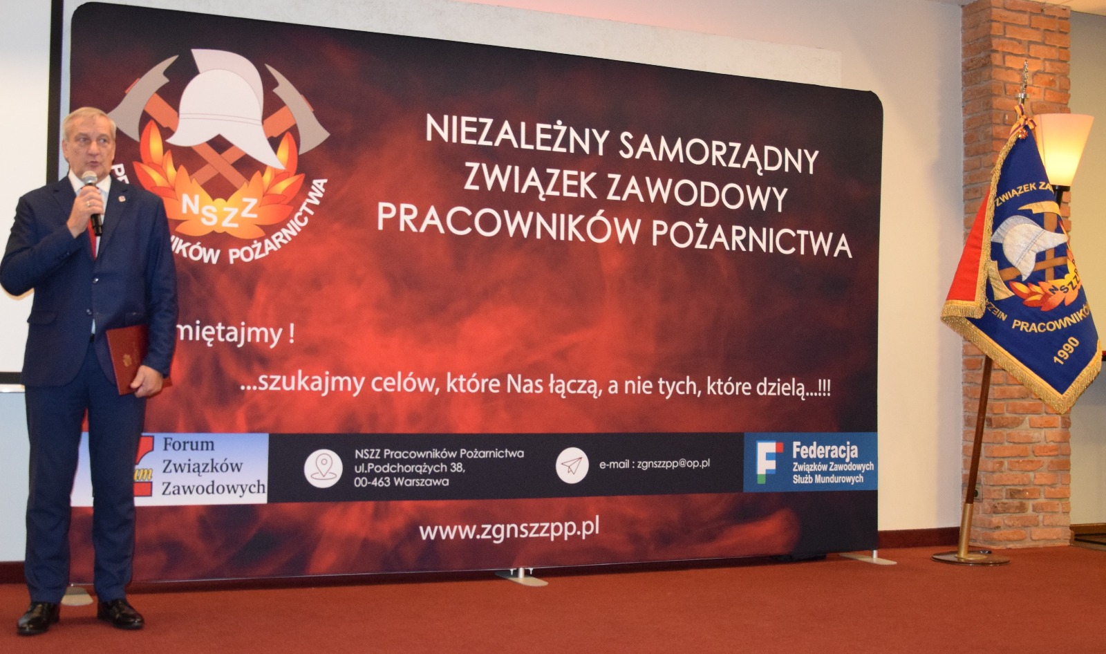  22 - 10 - 2025 - Film podsumowujący 35 letnią działalność Niezależnego Samorządnego Związku Zawodowego Pracowników Pożarnictwa (...)
